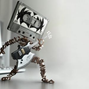 Arte de Cassette Rockero