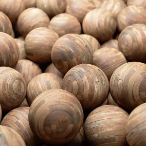 Patrones de Esferas de Madera