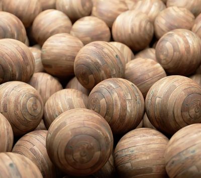 Patrones de Esferas de Madera