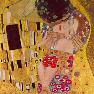 El Beso de Gustav Klimt