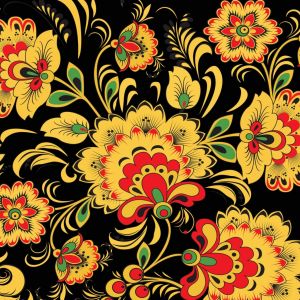 Patrón Floral Vibrante