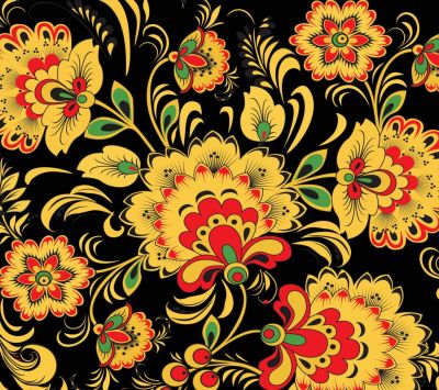 Patrón Floral Vibrante