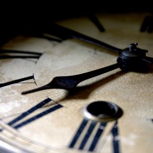 Reloj Vintage en Primer Plano