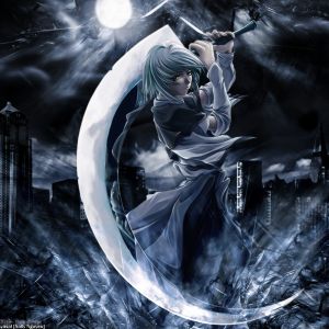 Personaje de Anime Fantástico con Guadaña