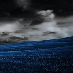 Paisaje Azul Oscuro