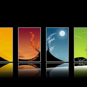 Arte de Paisajes Estacionales