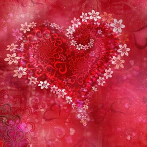 Diseño Floral de Corazón
