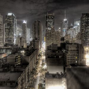 Panorama Nocturno de la Ciudad