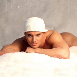 Hombre de Invierno en la Nieve