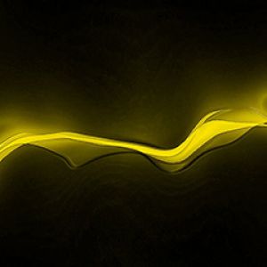 Diseño Abstracto de Olas Amarillas