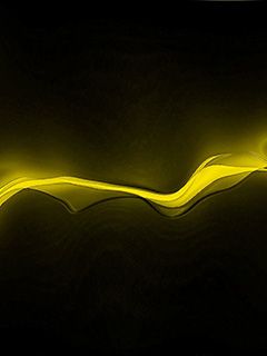 Diseño Abstracto de Olas Amarillas