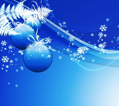 Adornos de Navidad Azules