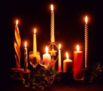 Arreglo de Velas Festivas