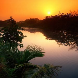 Atardecer Sereno Sobre el Agua