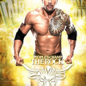 The Rock Campeón de Wrestling