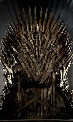 Trono de Hierro de Juego de Tronos