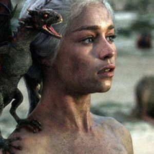 Personaje de Fantasía con Dragón