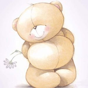 Teddy Bear Bonito con Flor