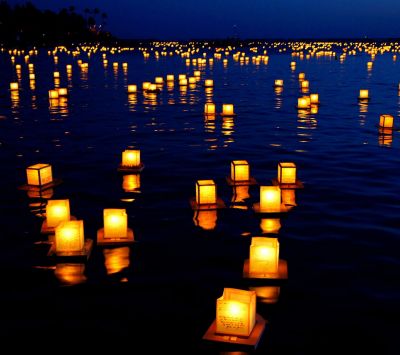 Linternas Flotantes de Noche