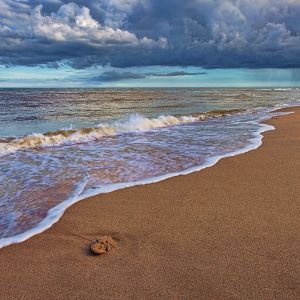 Sereno Atardecer en la Playa