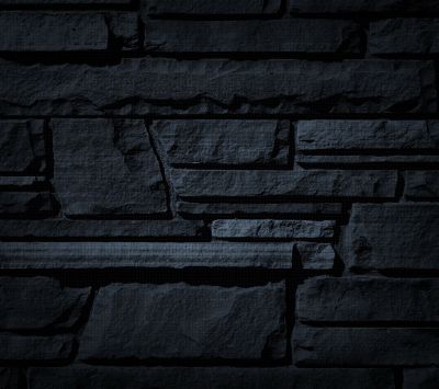 Textura de Pared de Piedra Oscura