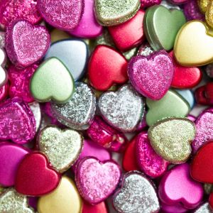 Decoraciones de Corazón Coloridas