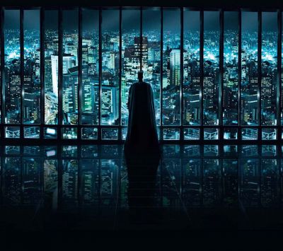 Batman en el paisaje urbano