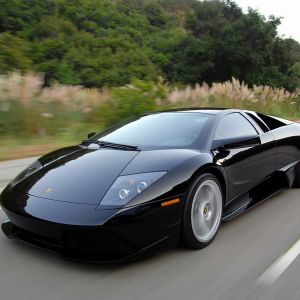 Coche Deportivo Lamborghini Negro