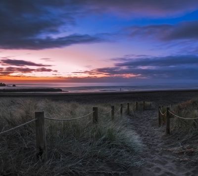 Atardecer Sereno en la Playa