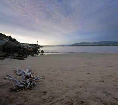 Sereno Atardecer en la Playa