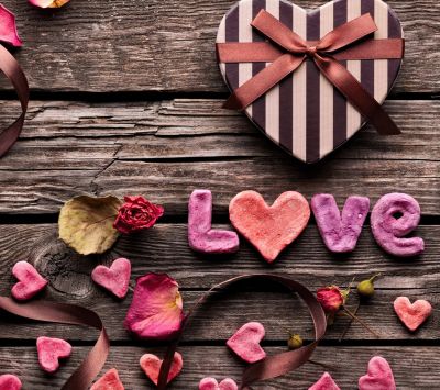 Decoraciones de Corazón de Amor