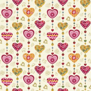 Patrones de Corazones Coloridos