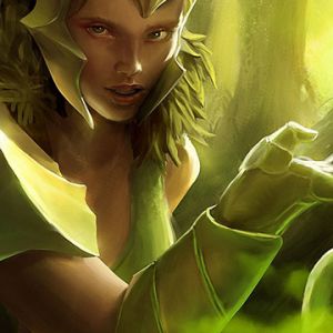 Guerrera Fantástica en Verde