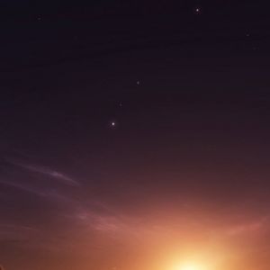 Impresionante Atardecer Sobre el Agua