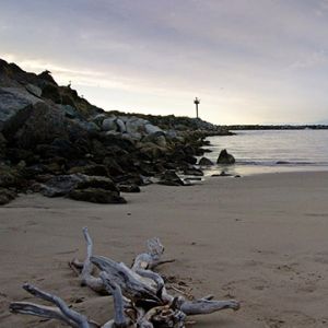 Atardecer Sereno en la Playa