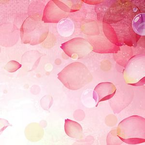 Fondo Abstracto de Pétalos Rosas