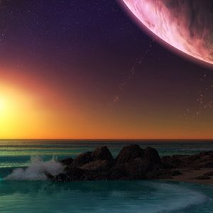 Impresionante Atardecer Espacial