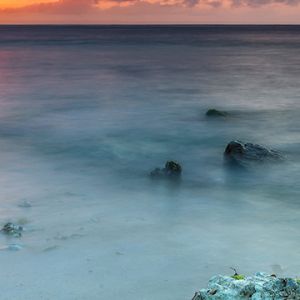 Atardecer Sereno en la Playa