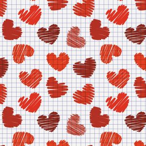 Diseño de Patrón de Corazones