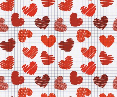 Diseño de Patrón de Corazones