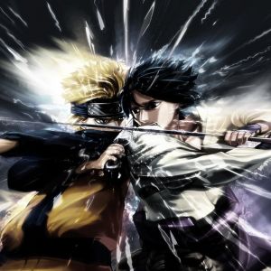 Batalla de Naruto y Sasuke
