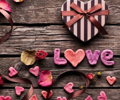 Arreglo Romántico de Corazones