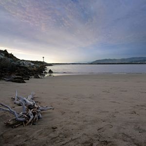 Sereno Atardecer en la Playa