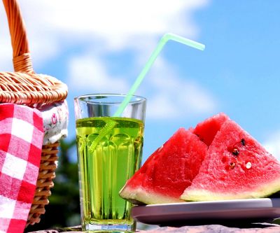 Picnic de verano refrescante
