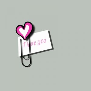 Nota de Amor con Corazón