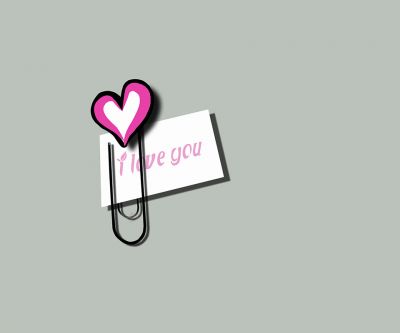 Nota de Amor con Corazón