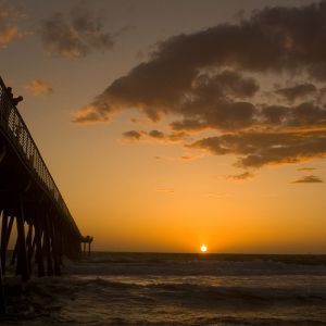 Atardecer en el muelle