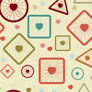 Patrones Geométricos de Corazones