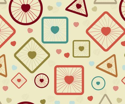 Patrones Geométricos de Corazones