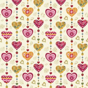 Patrones de Corazón Coloridos